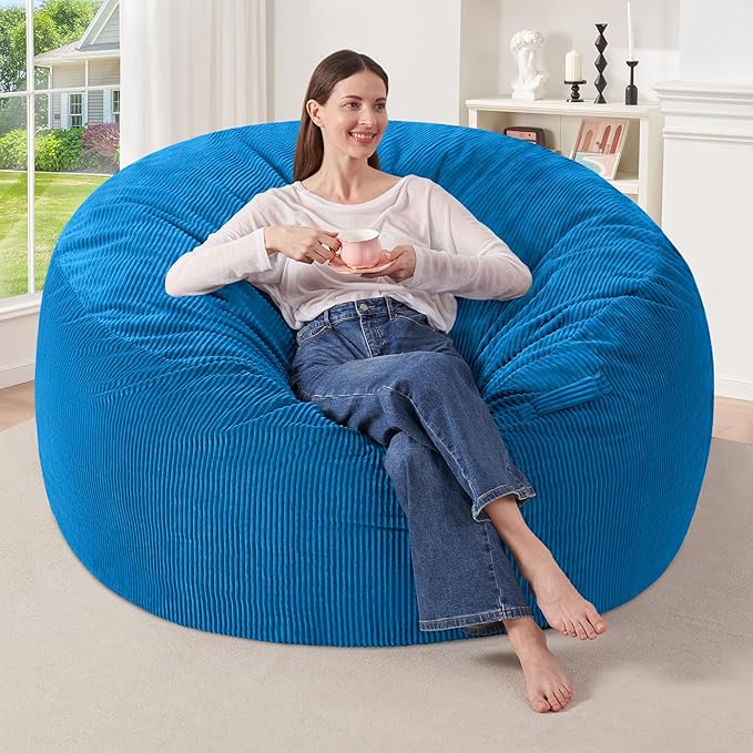 HABUTWAY 4FT Bean Bag Chair, Giant Bean Bag Chairs by HABUTWAYMakeYourLifeComfortable