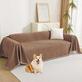 MYSKY HOME Couch Covers for 3 Cushion Couch Sofa, Chenille L Shape Sectional by MYSKYHOME