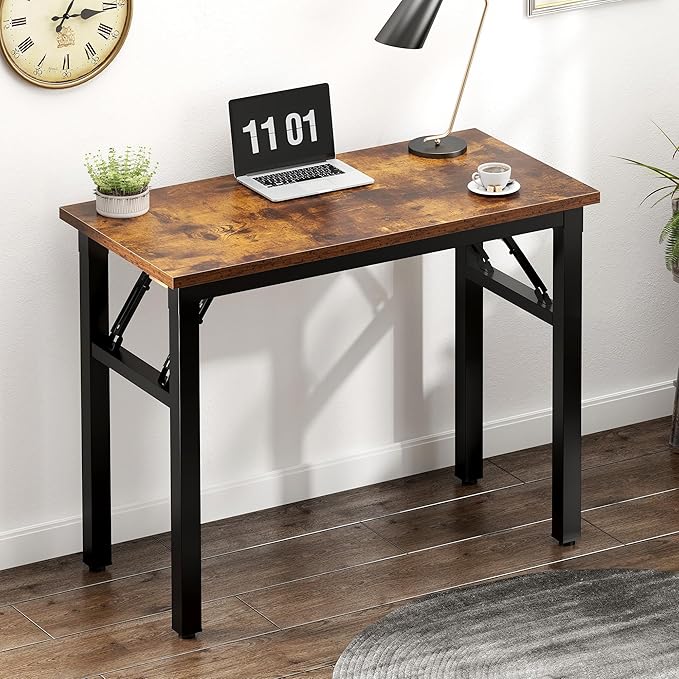 Need Computer Desk, 31.5 inches, Rustic Brown - Image 2