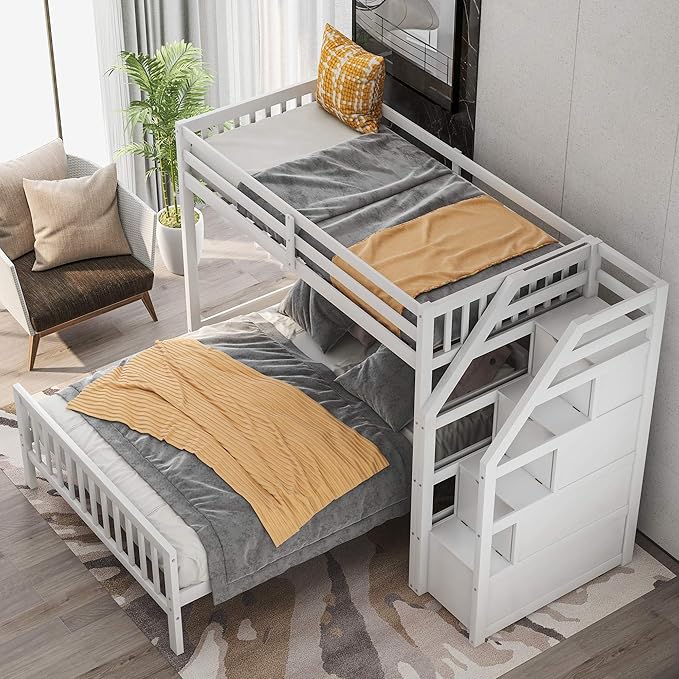 Twin Over Full Wood Loft Bed by Favfurish