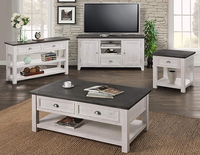 Martin Svensson Home Monterey Solid Wood End Table White - Image 7