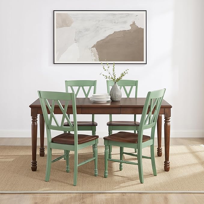 Crosley Furniture Shelby 5-Piece Traditional Dining Table Set - Image 6