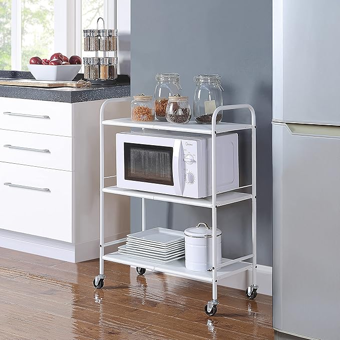 SunnyPoint Metal Rolling Organizer Utility Craft Cart - Image 2