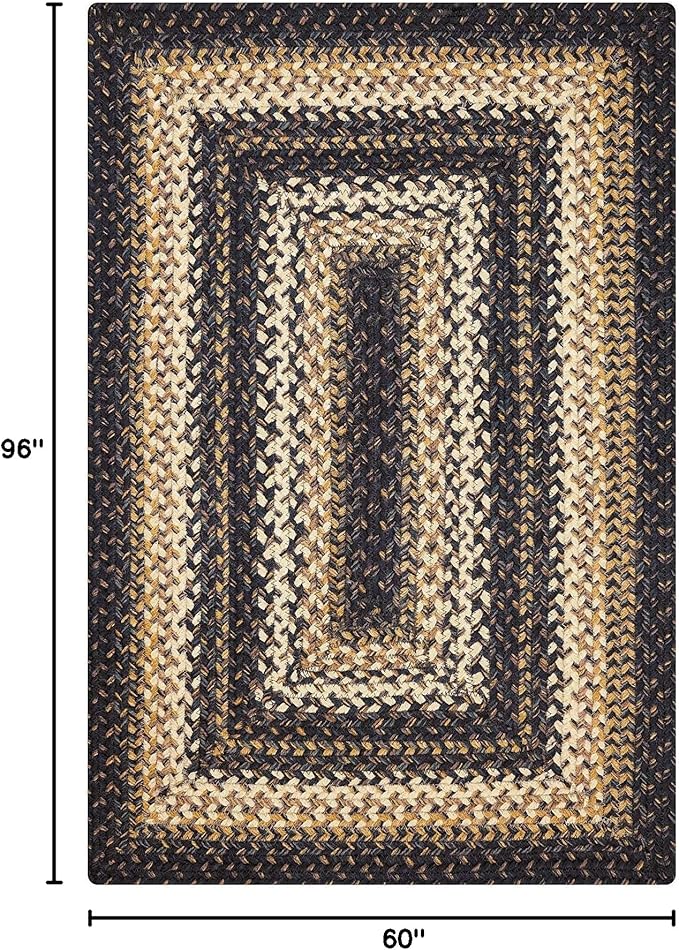 Homespice Kilimanjaro Premium Jute Braided Area Rug, Reversible, Natural Jute - Image 2