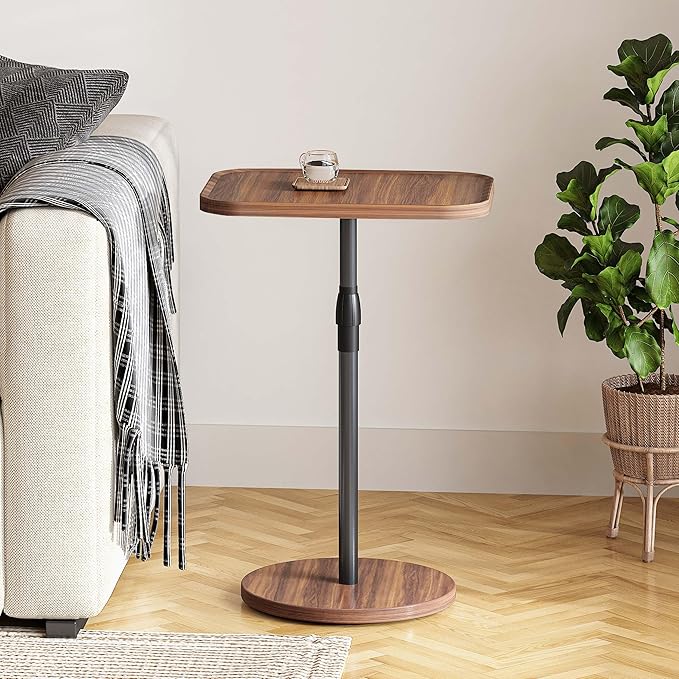 Adjustable End Table, Small Tray Side Table, Drink Table - Image 4