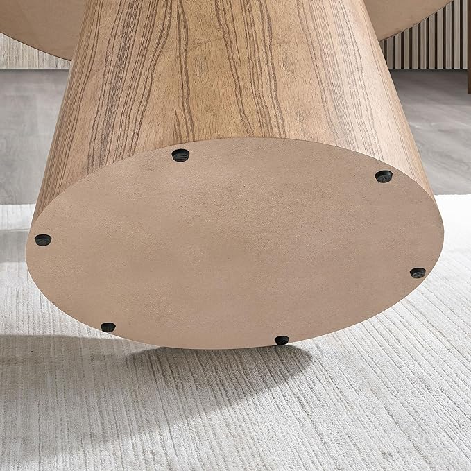 Wooden Kitchen Round Dining Table - Image 5