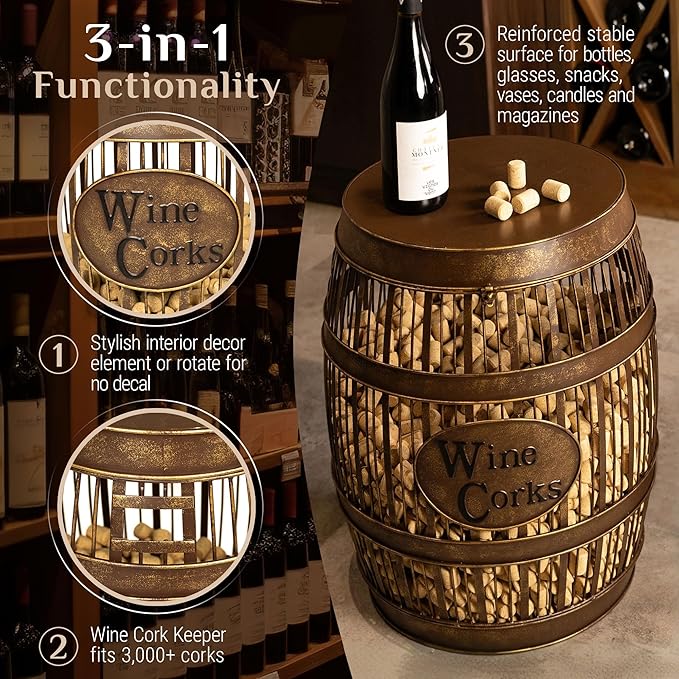 Wine Barrel Table - Image 2