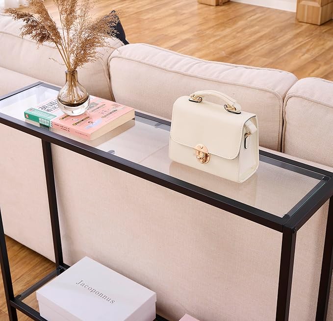 MAJARO Small Modern Console Table - Image 5
