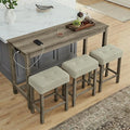 Ball & Cast 4 Piece Kitchen Dining Room Table and Chairs Set, Farmhouse Wooden by BallCast