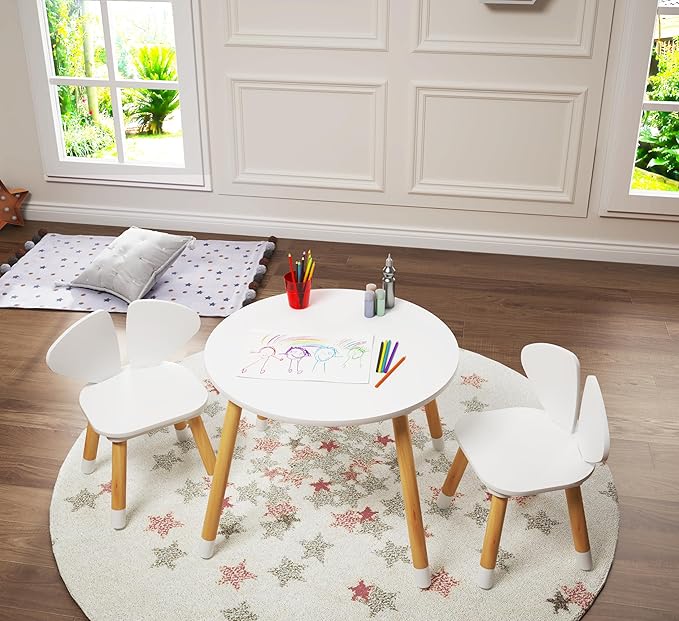 UTEX Kids Table and Chair Set, Toddler Table by UTEX