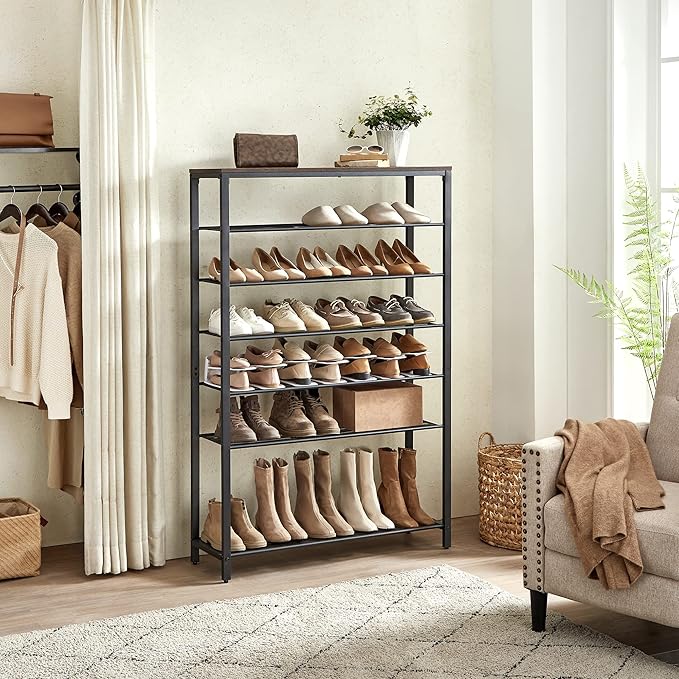 VASAGLE 8 Tier Shoe Rack, Shoe Organizer - Image 4