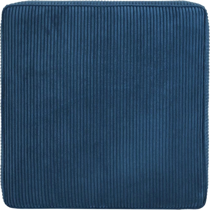 Christopher Knight Home Isa Corduroy Ottoman Footstool, Square Pouf Poufee - Image 8