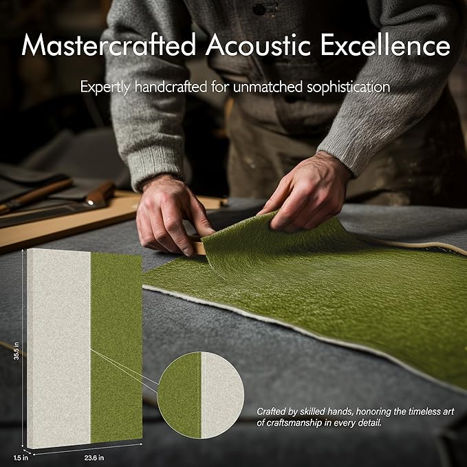 3-Pack Stitched Fabric Acoustic Panels Sound Absorbing, 3-Piece 35.5x23.6 - Image 4