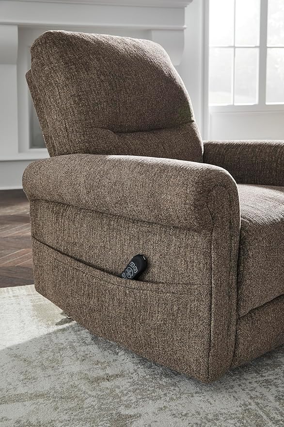 Signature Design by Ashley Aureta Classic Stain Resistant Power Lift Recliner - Image 10