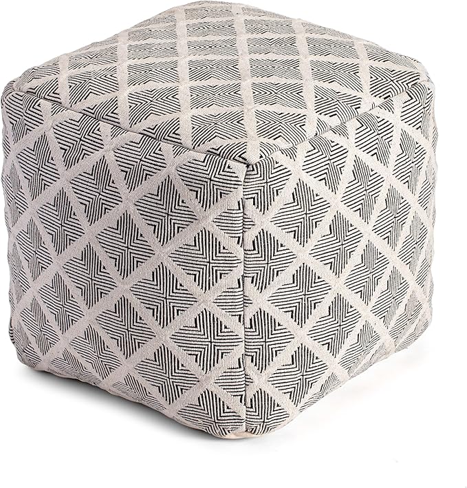 Anji Mountain 100% Handmade & Handcrafted Comfortable Home Décor Pouf Ottoman by AnjiMountain