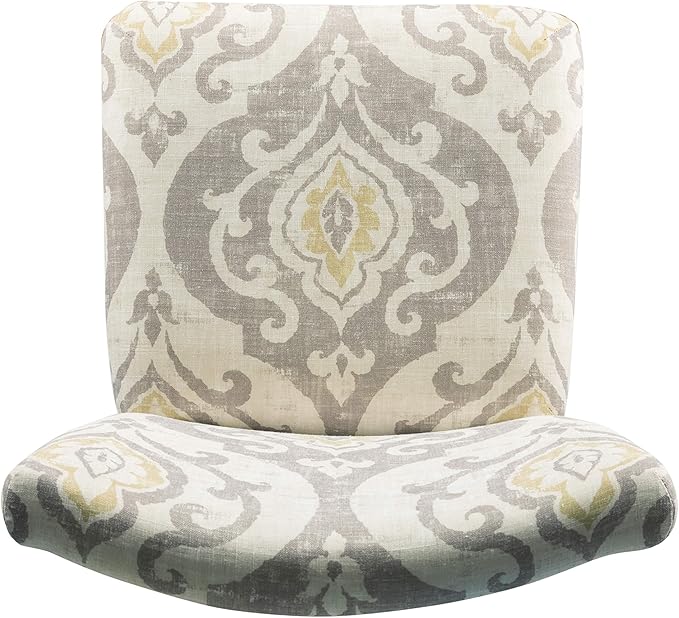 HomePop Upholstered Counter Height Barstool, Suri Cream Damask - Image 7