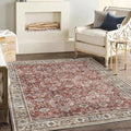 Area Rug 5'x7' Washable Rug Vintage Traditional Floor Cover Thin Retro Kitchen by CHAMPLANT