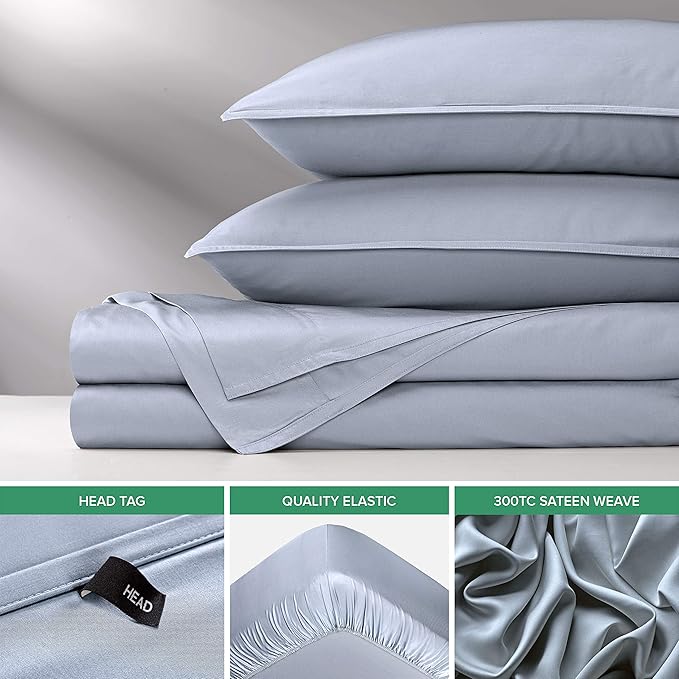 Split King Sheets by Pure Bamboo, Genuine 100% Organic Viscose Derived from - Image 6