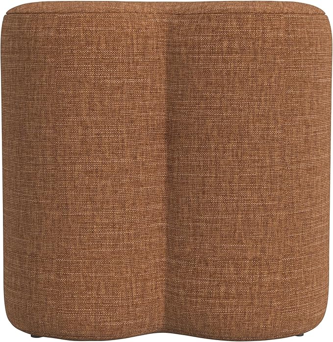 HomePop Upholstered Clover Shaped Ottoman Home Décor|Foot Rest Ottoman - Image 8