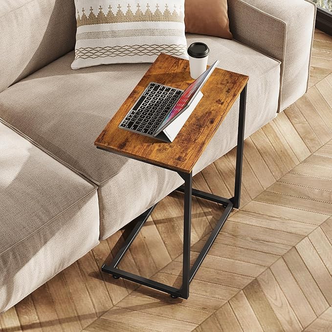 WLIVE C-Shaped End Table, Small Side Tables - Image 2