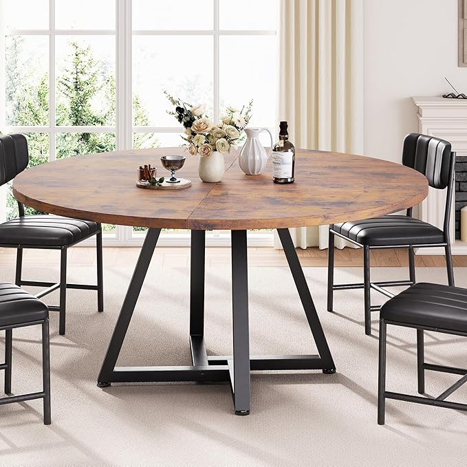 42“ Round Kitchen Dining Room Table - Image 5