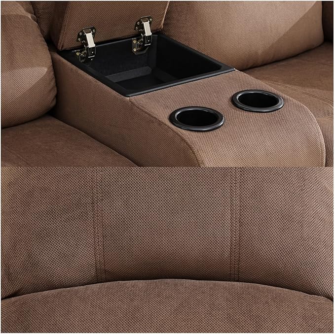 Loveseat Recliner Sofa, Reclining Loveseat Couch - Image 4