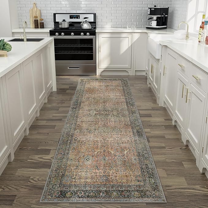 2X5 Area Rugs Machine Washable Rugs by BESBLEE