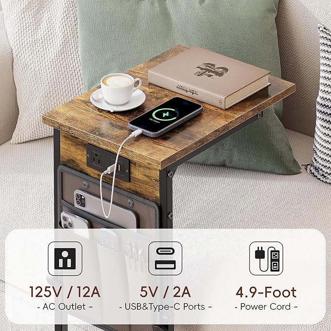 Vagusicc C Shaped End Table - Image 8