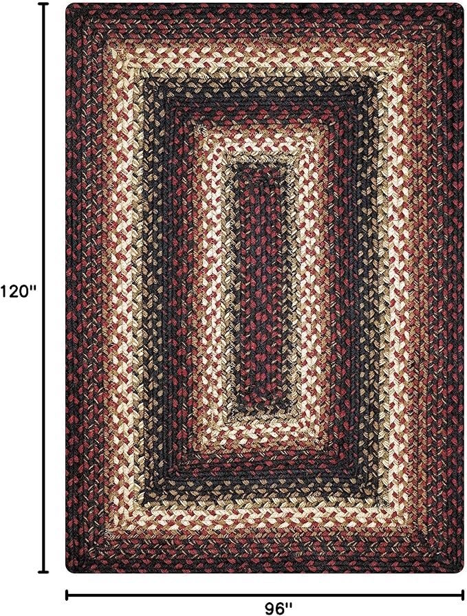 Homespice Prescott Braided Area Rugs 8x10' - Image 2