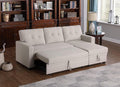 Devion Furniture Garisa 4-in-1 Convertible L Shaped Couch by DevionFurniture