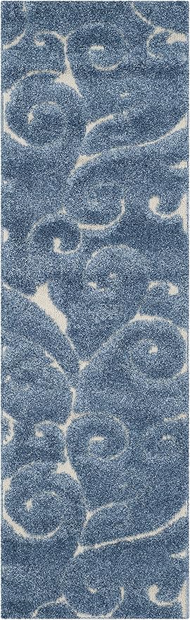 SAFAVIEH Florida Shag Collection Runner Rug - Image 2