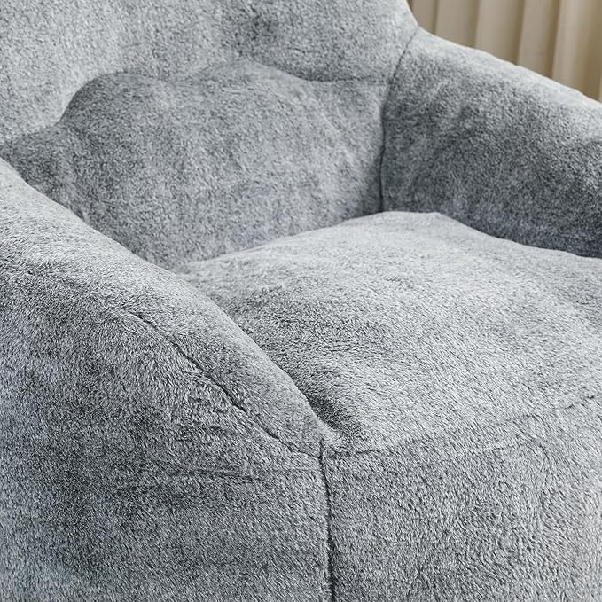 Furniliving Bean Bag Chair, Giant Bean Bag Chair Stuffed Floor Sofa - Image 7