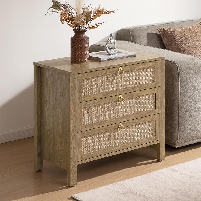 SICOTAS Nightstand Set 2 with Drawers - Image 7