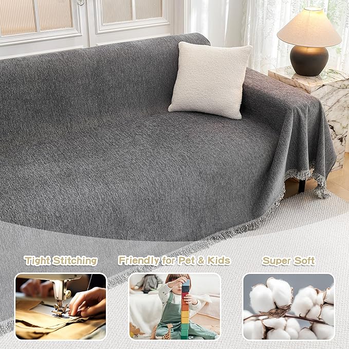 MYSKY HOME Couch Cover Sofa Covers Couch Covers - Image 2