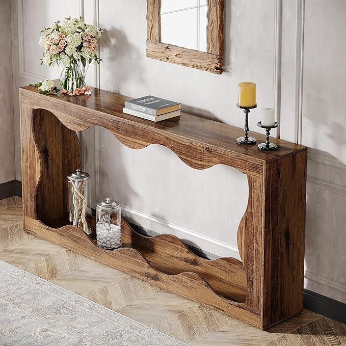 Tribesigns 63 Inches Farmhouse Console Table - Image 4