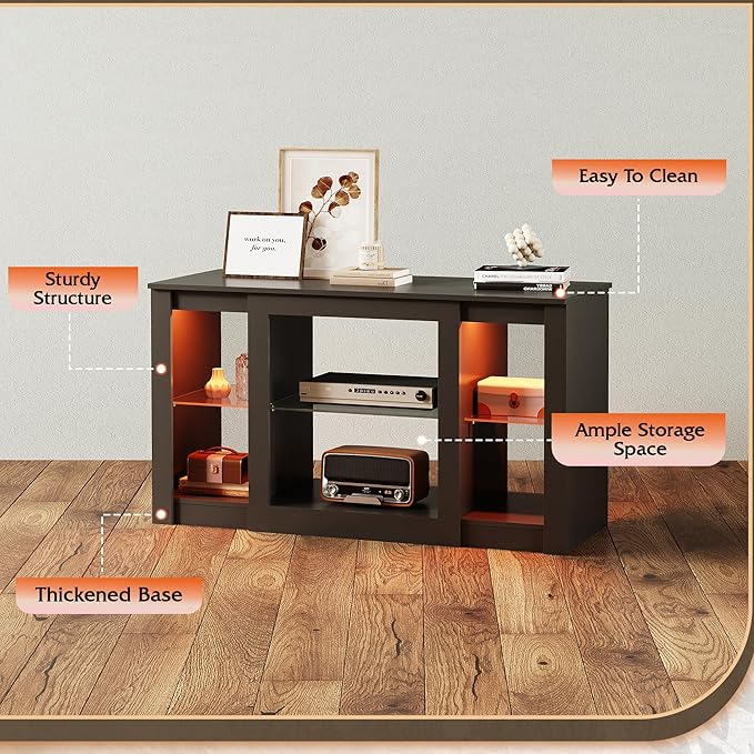 WLIVE TV Stand for 43 Inch TV, Modern Entertainment Center - Image 6