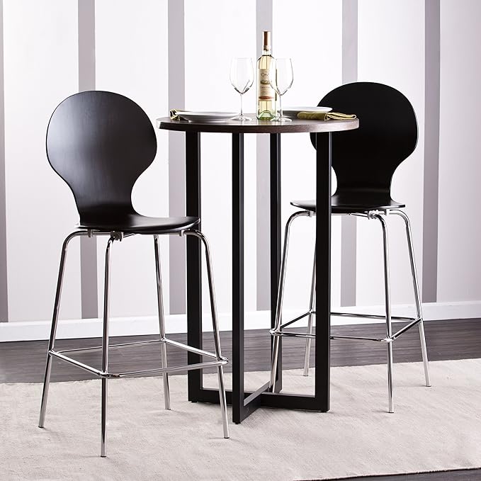 SEI Furniture Danby 42" Bar Bistro Table, Burnt Oak - Image 5