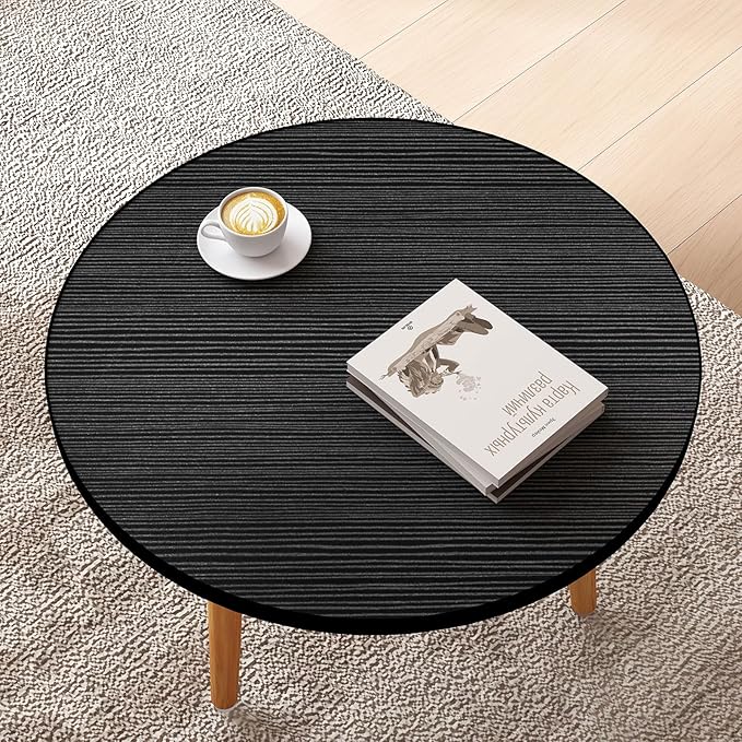 Round Coffee Table Low Table - Image 6