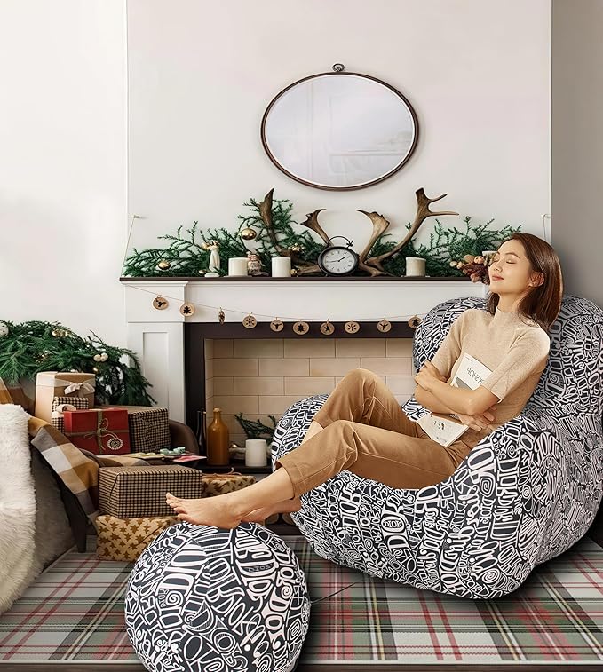 Bean Bag Chair - Memory Foam Bean Bag Chair - Image 2