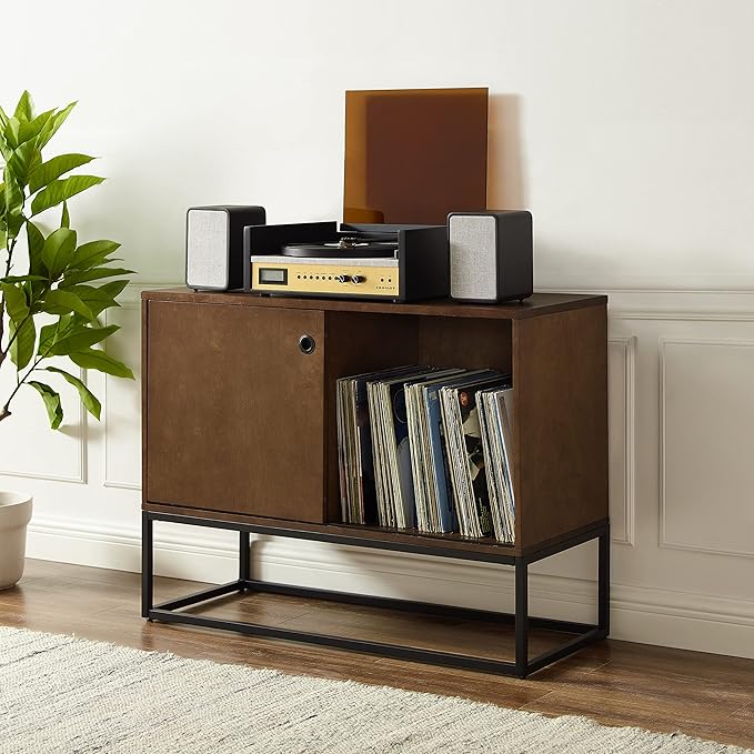 Crosley Furniture Byron Media Console and Record Player Stand - Image 6
