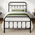 Allewie 14 Inches Twin Size Metal Platform Bed Frame by Allewie