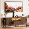 YITAHOME TV Stand with Mount and Power Outlet, Modern Entertainment Center with by YITAHOME