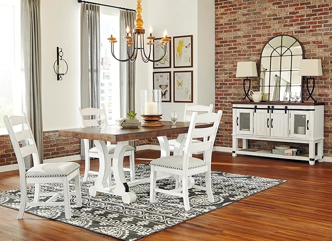 Signature Design by Ashley Valebeck Vintage Farmhouse Cushioned Dining Chair - Image 13