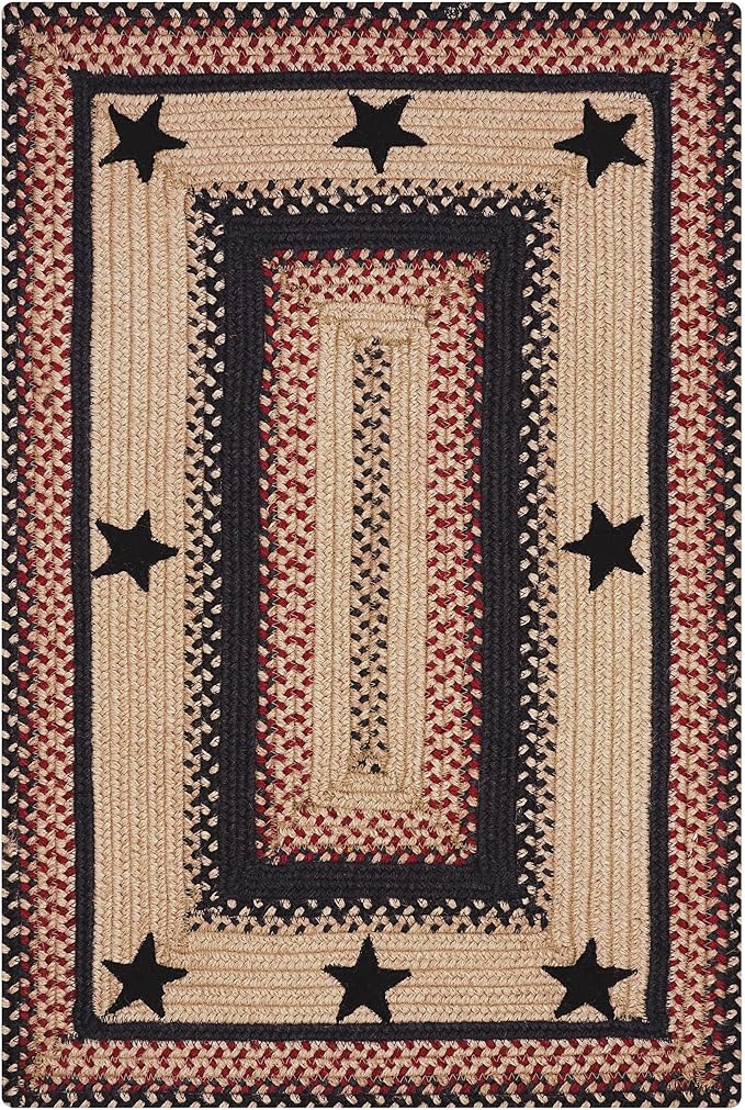 Homespice Gloucester Jute Braided Rug 27x45in Rect Black-Tan-Red Natural Jute - Image 9