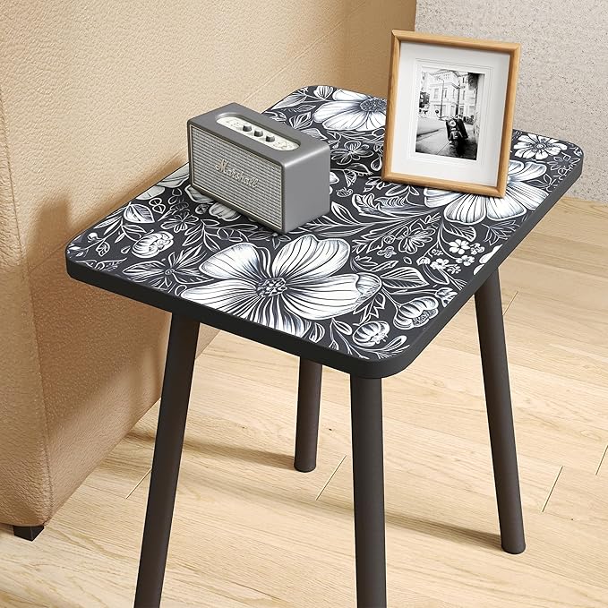 Mandala Small Rectangle End Table, Side Table - Image 6