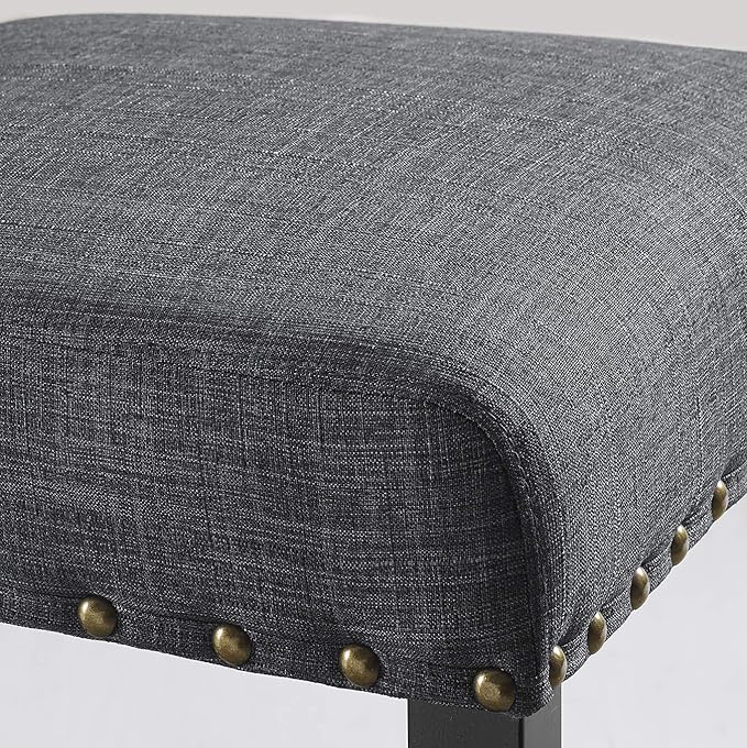 Biony Gray Fabric Counter Height Stools - Image 3