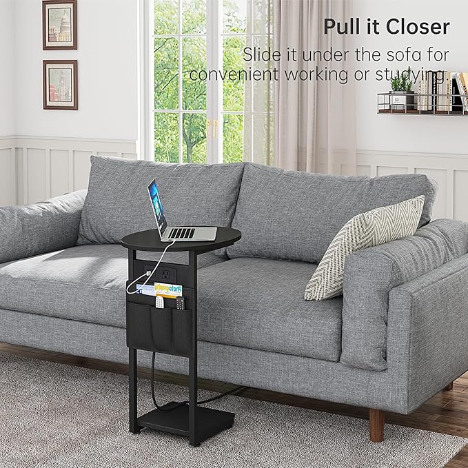 Vagusicc C Shaped End Table - Image 4