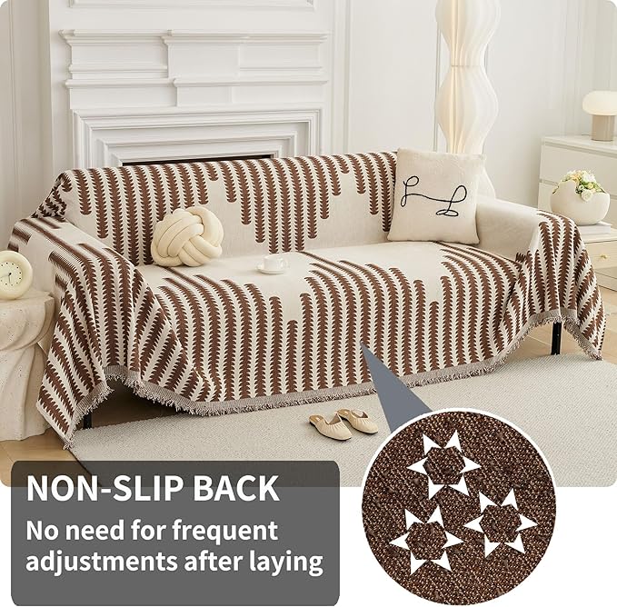 HAOMAIJIA Boho Sofa Covers Couch Covers - Image 2