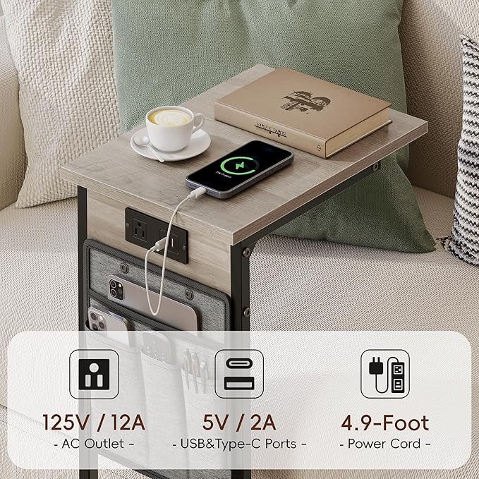 Vagusicc C Shaped End Table - Image 9
