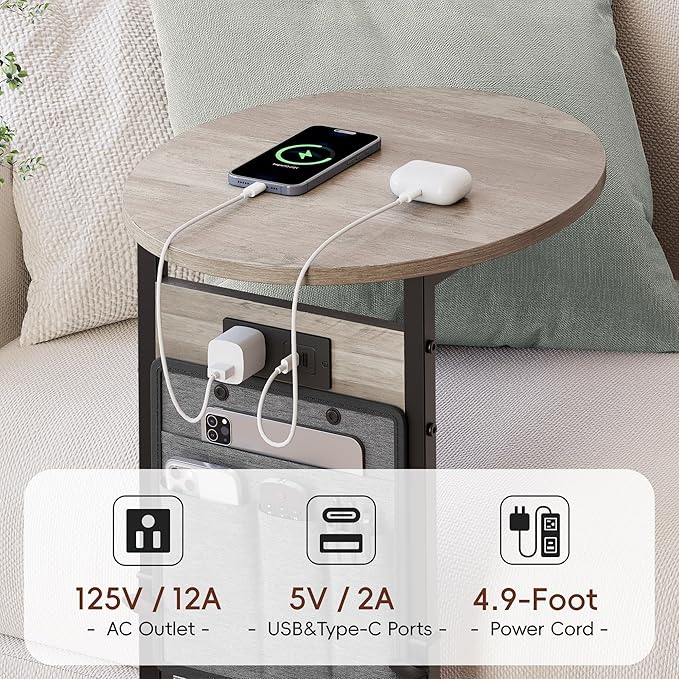 Vagusicc C Shaped End Table - Image 6